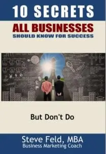 Cover - 10 Secrets - Biz Coach Steve 10 Secrets business owners should know for success